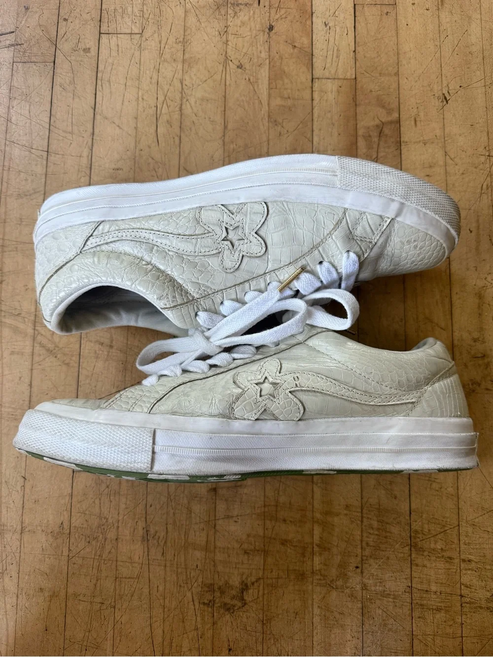 GOLF LE FLEUR X CONVERSE Men's Gator Lace Up Low Top Sneakers Frozen Dew US 10.5 - Picture 3 of 11
